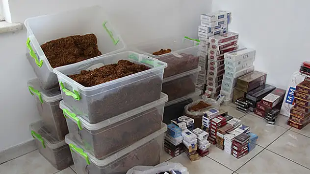Seydişehir'de kaçak sigara operasyonu