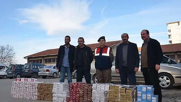 Seydişehir'de kaçak sigara operasyonu