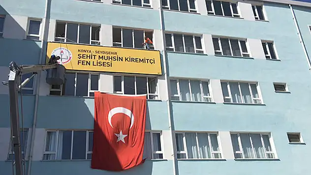 Seydişehir'de kapatılan okula şehidin adı verildi