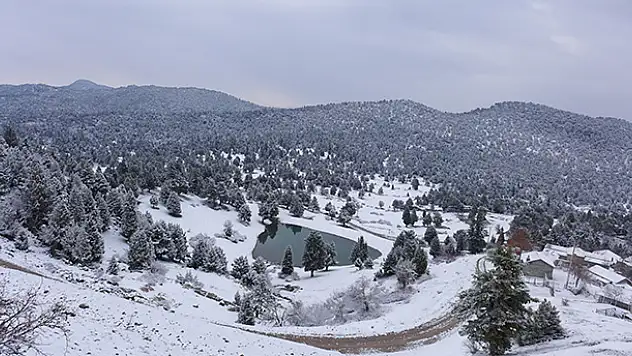 Seydişehir'de kar yağışı