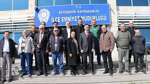 Seydişehir'de kurum amirleri ve mahalle muhtarlarının katılımıyla toplantı yapıldı
