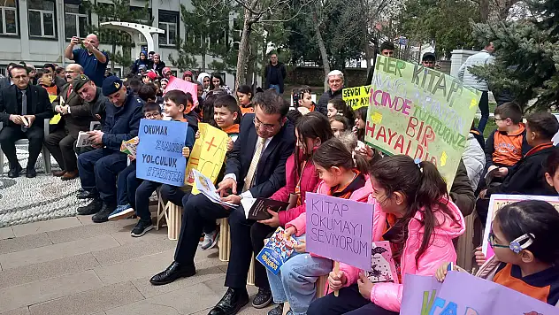 Seydişehir'de Kütüphaneler Haftası'na özel anlamlı etkinliği