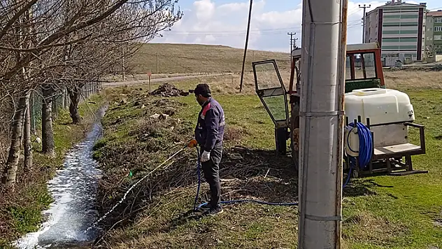 Seydişehir'de larvayla mücadele çalışmaları başladı

