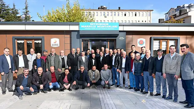 Seydişehir'de Mahalle Muhtarları Yardımlaşma ve Dayanışma Derneği olağan genel kurulu yapıldı
