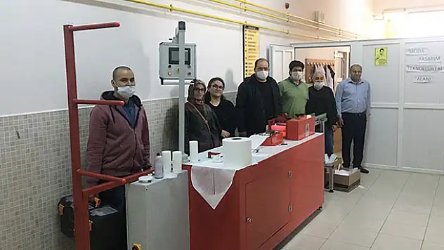 Seydişehir' de Meslek Lisesinde, günde 20 bin maske üretilecek