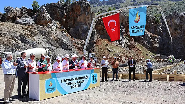 Seydişehir'de modern hayvan barınağının temeli atıldı
