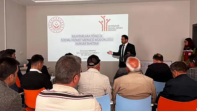 Seydişehir'de muhtarlara seminer verildi
