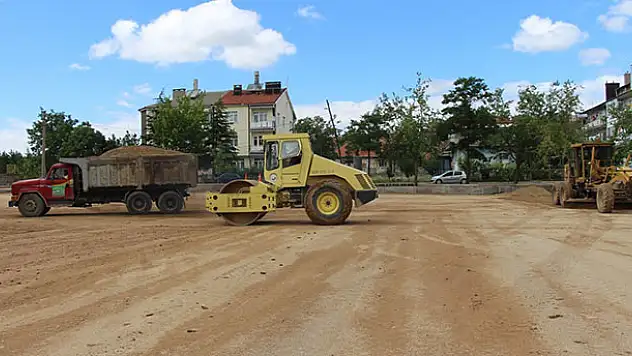 Seydişehir'de otopark çalışmaları başladı
