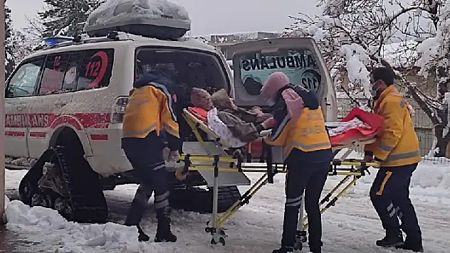 Seydişehir'de paletli ambulanslar acil hastalar için göreve hazır
