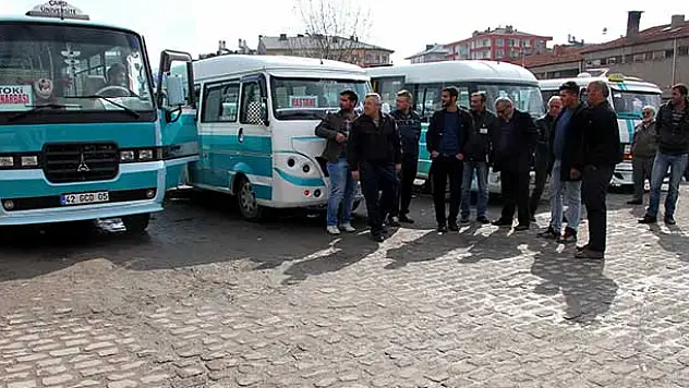 Seydişehir'de servis araçları denetlendi