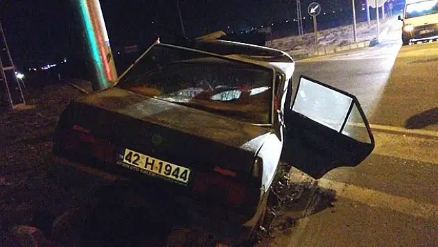 Seydişehir'de trafik kazası: 2 yaralı