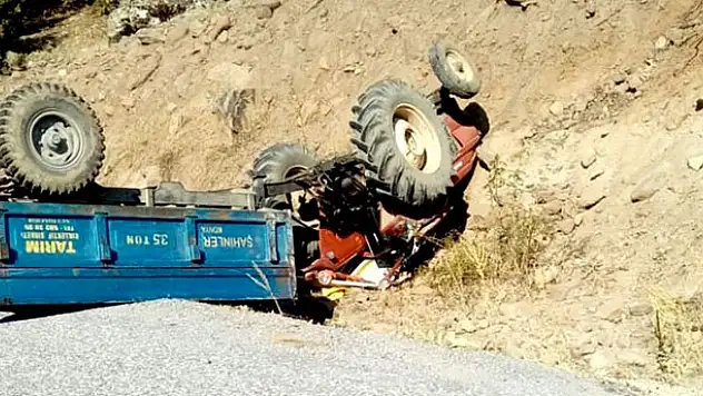 Seydişehir'de traktör devrildi: 5 yaralı