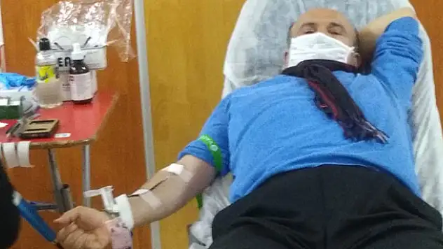 Seydişehir'de Türk Kızılay'ına kan bağışı