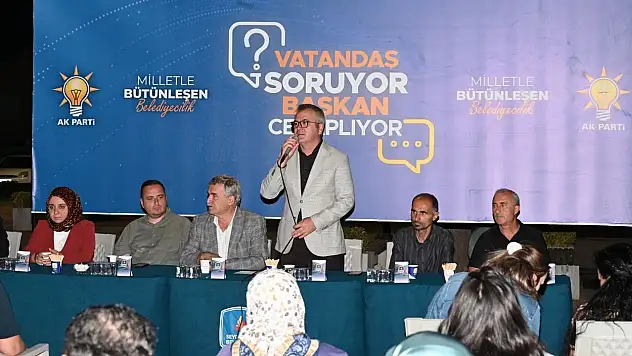 Seydişehir'de vatandaş sordu, Başkan tek tek cevapladı