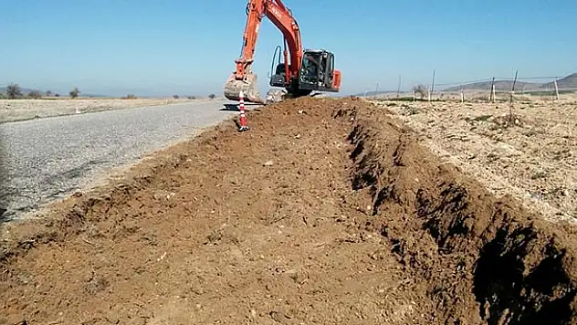Seydişehir'de yol genişletme çalışması sürüyor