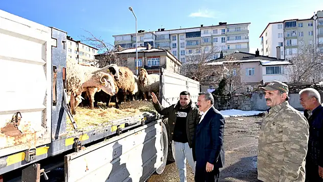 Seydişehir'den Gaziantep'e küçükbaş desteği
