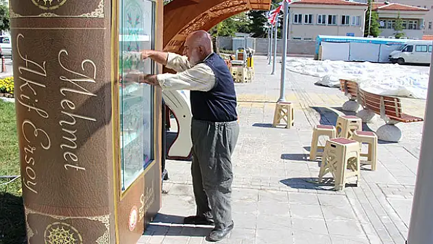 Seydişehir'e sokak kütüphanesi