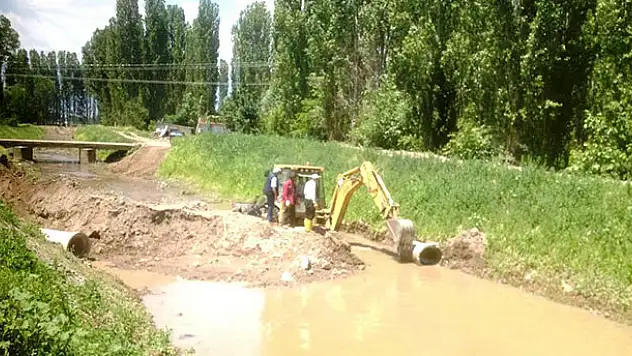 Seydişehir'e sulama göleti çalışmaları
