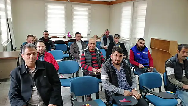 Seydişehir esnafına yeterlilik belgesi eğitimi