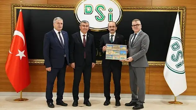 Seydişehir heyetinden DSİ Genel Müdürü Balta'ya ziyaret...