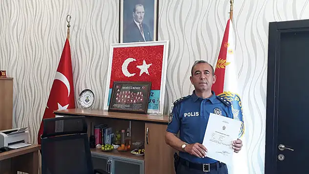 Seydişehir İlçe Emniyet Müdürüne 'üstün başarı' ödülü