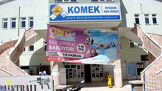 Seydişehir KOMEK'e 500 öğrenci kayıt oldu