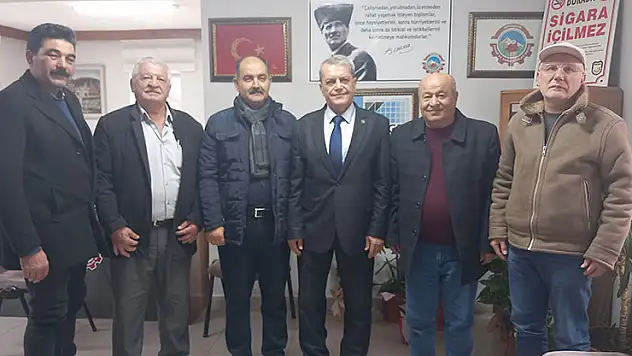 Seydişehir Muhtarlar Derneği'nden Aypar'a hayırlı olsun ziyareti