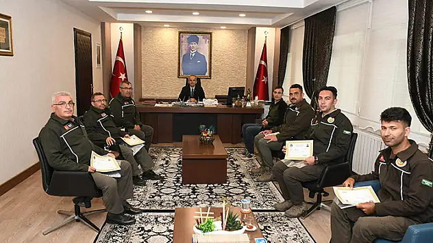 Seydişehir Orman İşletme Şefliği personeli başarı belgesi aldı

