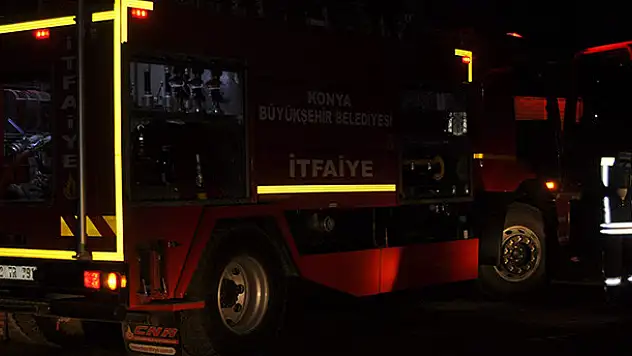 Seydişehir Oto Sanayideki Yangın Korkuttu
