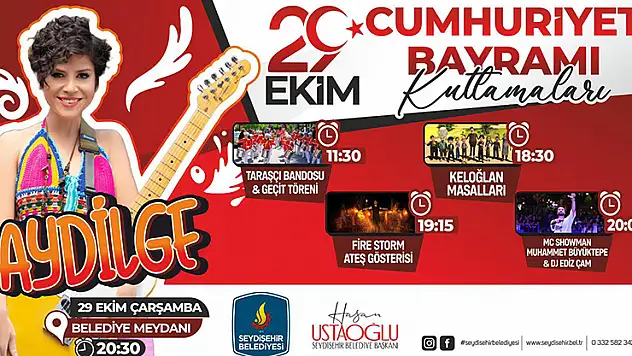 Seydişehir'de 29 Ekim kutlama programı belli oldu