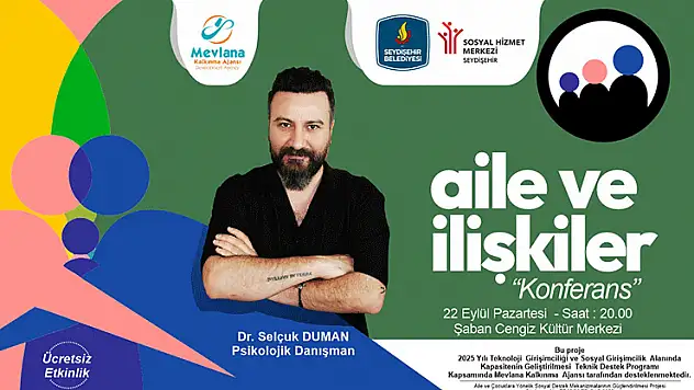 Seydişehir'de aile ilişkileri konuşulacak