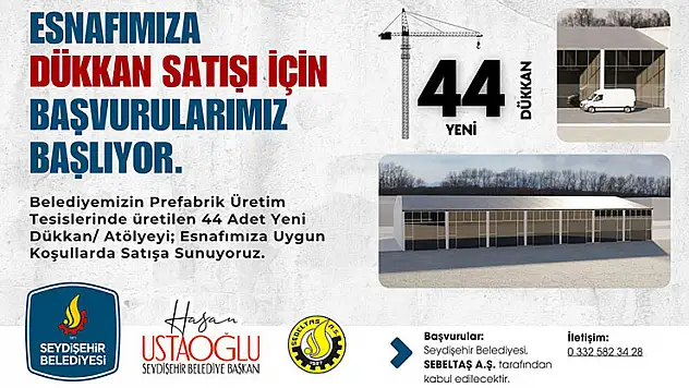 Seydişehir'de beklenen başvurular başladı