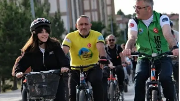 Seydişehir'de bisiklet turu