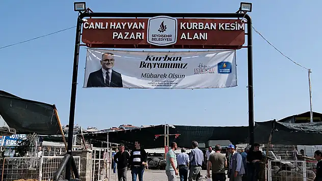 Seydişehir'de canlı hayvan pazarı açıldı