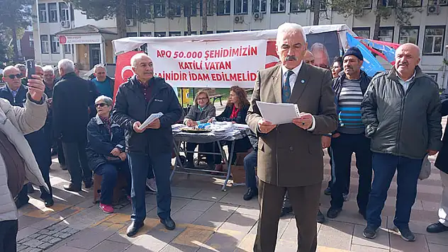 Seydişehir'de İYİ Parti'den teröre tepki protestosu