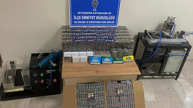Seydişehir'de kaçakçılığa darbe