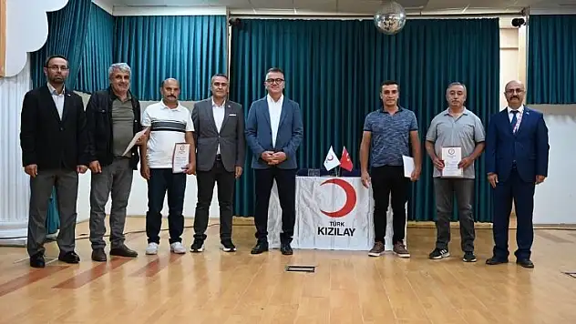 Seydişehir'de kan bağışçılarına madalya verildi