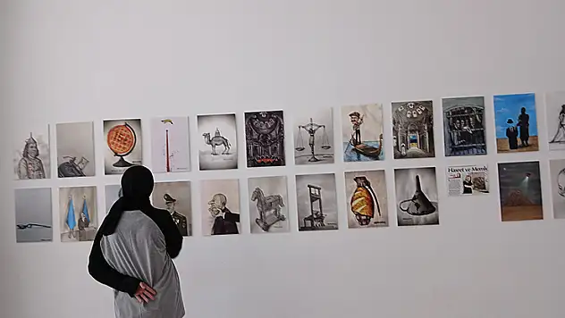 Seydişehir'de karikatür sergisi açıldı