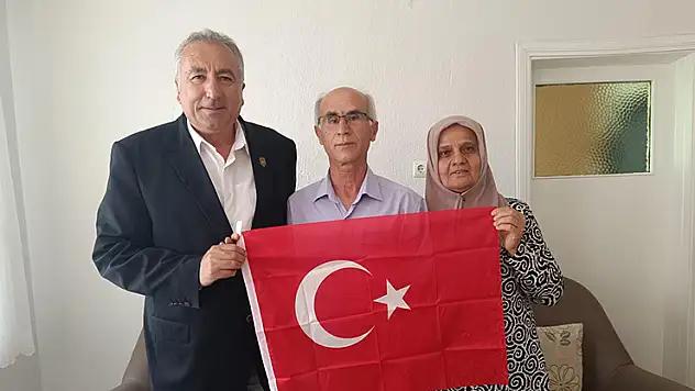 Seydişehir'de Kıbrıs gazisine ziyaret