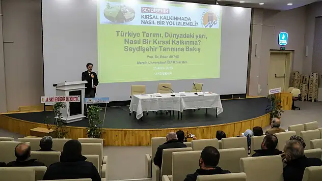 Seydişehir'de kırsal kalkınma sempozyumu yapıldı