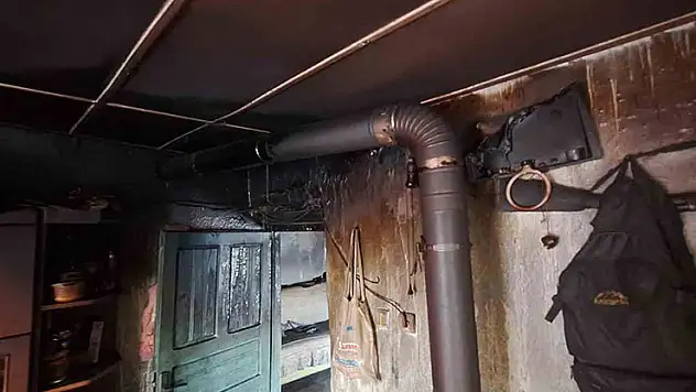 Seydişehir'de müstakil evde yangın