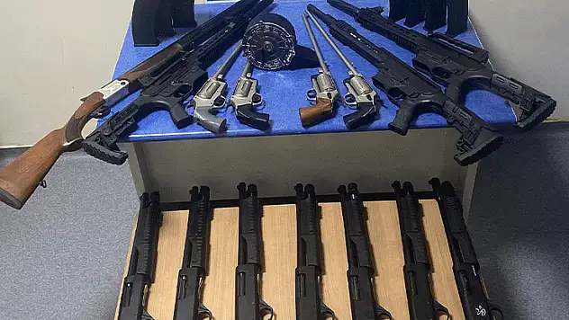 Seydişehir'de ruhsatsız tüfek operasyonu
