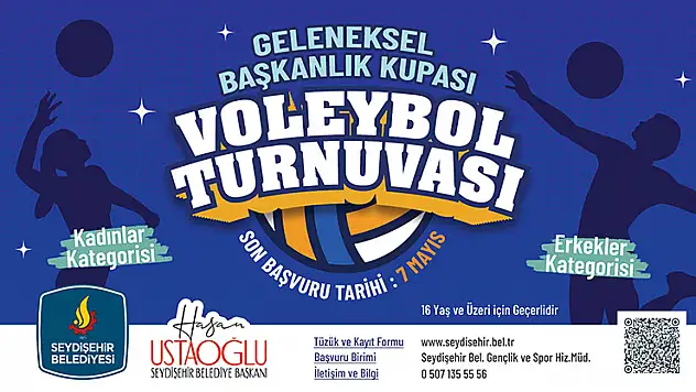 Seydişehir'de voleybol heyecanı yaşanacak