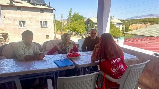 Seydişehir'de yaşlılık saha araştırması gerçekleştirildi