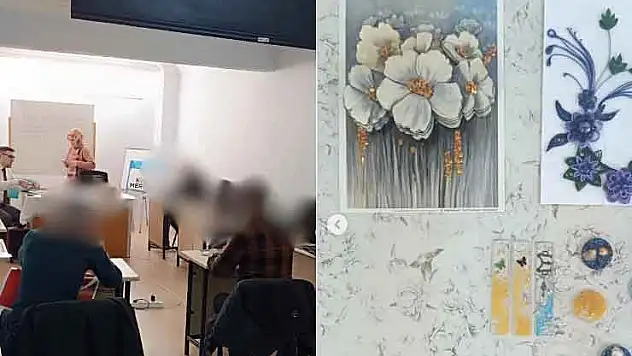 Seydişehir'de yükümlülere yönelik kağıt rölyef kursu düzenlendi