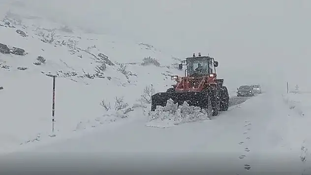 Siirt'te kar nedeniyle yolda kalan 25 araç kurtarıldı

