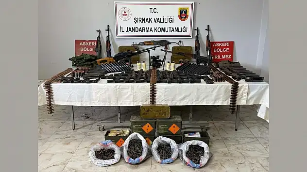 Silopi'de cephanelik ele geçirildi: 6 tutuklama