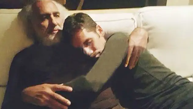 Sinan Çetin ile Rüzgar Çetin'in ilk fotoğrafı