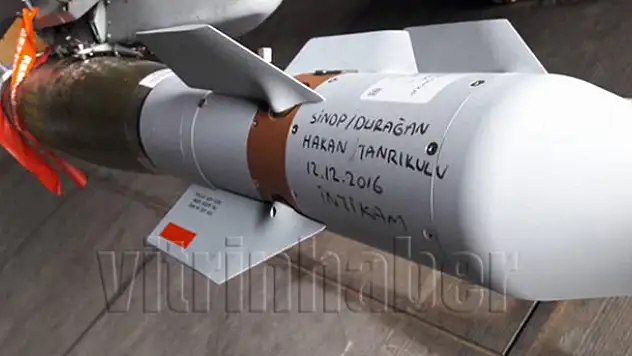 Sinoplu Şehid için adrese teslim füze