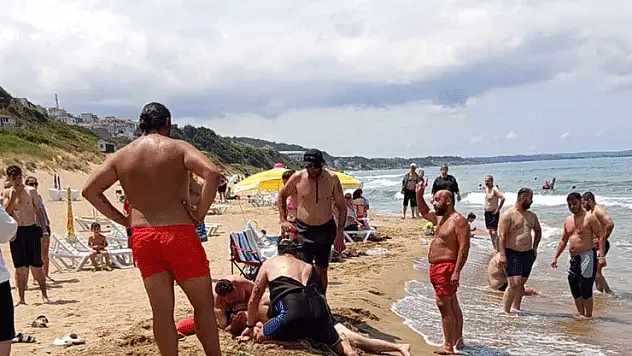 Sinop'ta bir kişi boğulma tehlikesi geçirdi